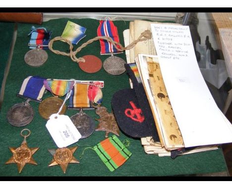 A First World War four medal group to Stoker R Ballard R.N, together with dog tag, photos and service recordsCONDITION REPORT