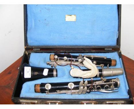 A Regent clarinet in case 