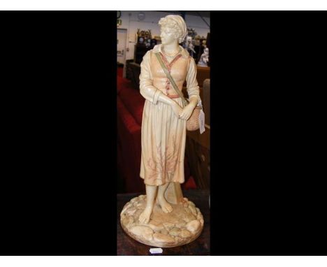 A Royal Worcester figurine RD67080, marked 1202 to the base - 44cms highCONDITION REPORT44cm highbase 18cmgood condition-slig