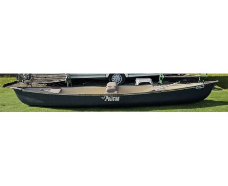 A Pelican Canadian Canoe, model Ram-X serial number ZEP13110G606The canoe has not been in the water for many years but has be