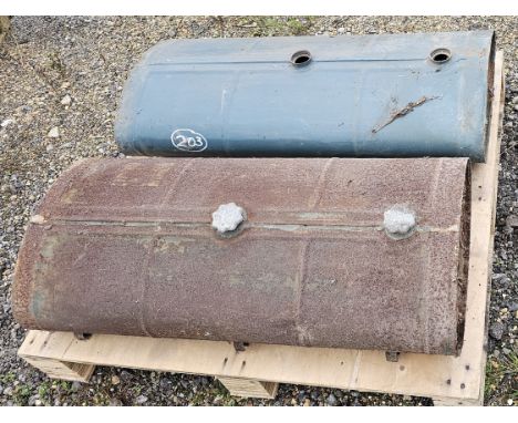 Two Fordson Major E27N fuel tanks