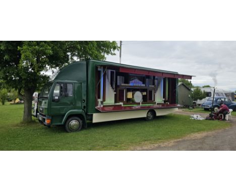 c.1950/60 Decap 105 Key Dance Band Organ, mounted on a 1995 MAN 7500kg wagon. Registration number N828 FWX. Plating Certifica