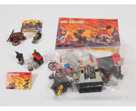 LEGO - CASTLE - A group of three Fright Knights sets comprising #2872 Witch and Fireplace (part complete with instructions - 