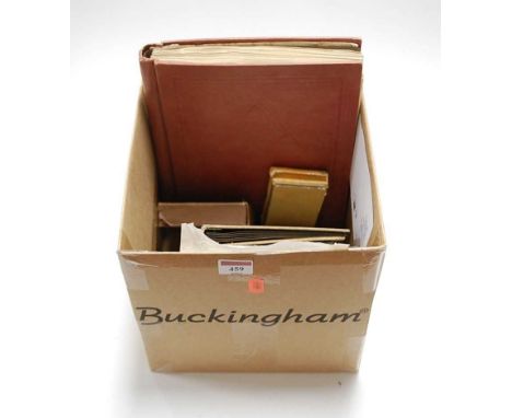 A schoolboy stamp collection, to include Great Britain penny reds, two penny blues, and one penny iliac etc; together with va