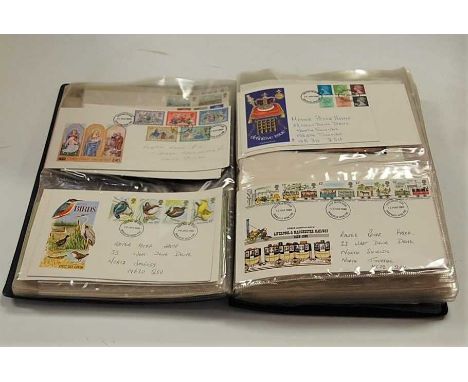 An album of assorted first day covers, dating from the 1970s/80s
