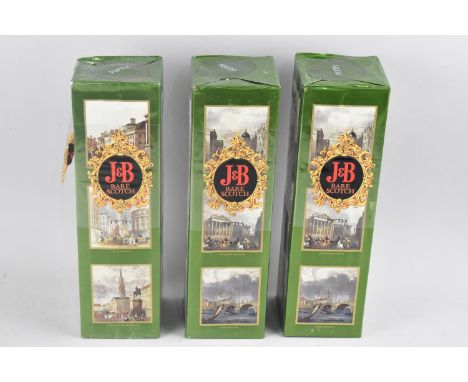 Three 70cl Bottles J &amp; B Blended Scotch Whisky for Export to America, 'Fifth' 