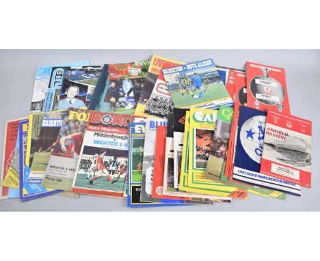 A Collection of 40 First Division Football Programmes, 1970-1980s 