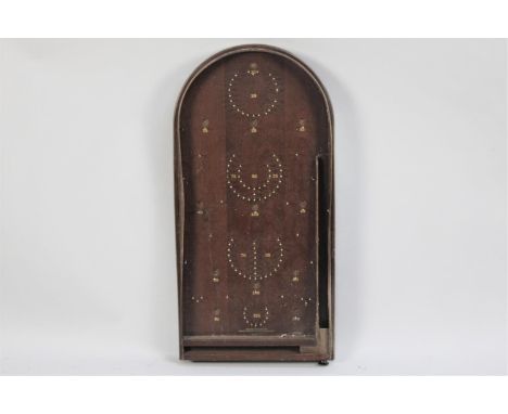 A Vintage Wooden Bagatelle Board 