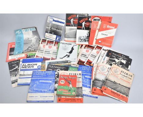 A Collection of 75 Football Programmes, 1961-1969, 1965 First Division and a 1962-3 Sports Argus 