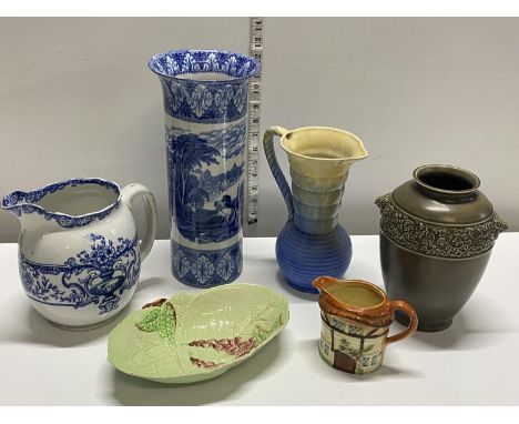 A job lot of assorted ceramics including Royal Porcelain and Carltonware,  shipping unavailable