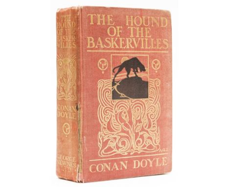 Doyle (Sir Arthur Conan) The Hound of the Baskervilles, first edition, with "you" for "your" on p.13 line 3, 16 plates by Sid