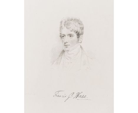 NO RESERVE Portraits of Members of Grillion's Club, 2 vol., additional pictorial titles,128 tipped-in lithograph portraits, c
