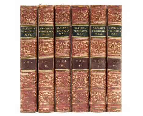 NO RESERVE Napier (Maj.-Gen. Sir W. F. P.) History of the War in the Peninsula and in the South of France, 6 vol., engraved p
