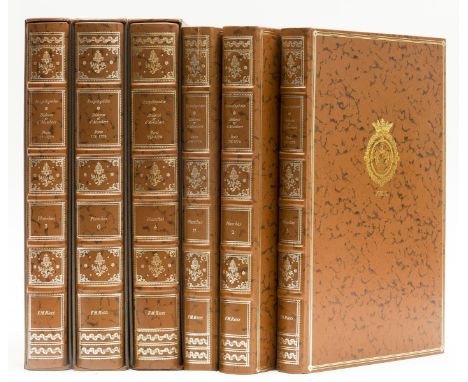 Diderot &amp; D'Alembert. Encyclopédie, 18 vol., "Franco Maria Ricci" edition, facsimile reprint, plates, many folding, origi