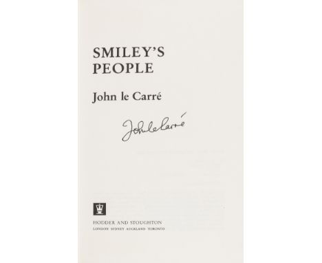 Le Carré (John) Smiley's People, first edition, signed by the author on title, original boards, fine, dust-jacket, very light