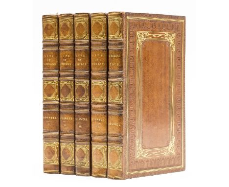 Boswell (James) The Life of Samuel Johnson, LL.D., 4 vol., eighth edition, engraved portrait after Reynolds, 2 folding engrav