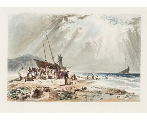 Phillips (G.F.) Principles of Effect and Colour as applicable to Landscape Painting, first edition, hand-coloured plate of co