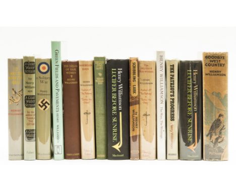NO RESERVE Williamson (Henry) Goodbye West Country, 1937; Lucifer Before Sunrise, 1967 § Hughes (Ted) and others. Henry Willi