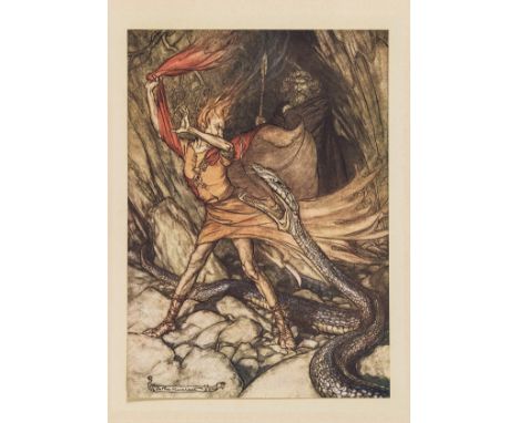 Rackham (Arthur).- Wagner (Richard) The Rhinegold &amp; the Valkyrie, 1910 § Swinburne (A.C.) The Springtide of Life, 1918 § 