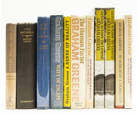 NO RESERVE Greene (Graham) Our Man in Havana, signed by the author to title, 1958; It's a Battlefield, 1934; The End of the A