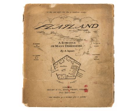 [Abbott (Edwin A.)], "A Square". Flatland, A Romance of Many Dimensions, first edition, half-title, illustrations by the auth