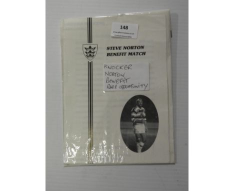 Knocker Norton Benefit Match Programme 
