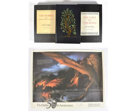 Tolkien, J.R.R. The Hobbit; Lord of the Rings; Poems and Songs. George Allen &amp; Unwin, 1976. 8vo (3 vols). Org. decorative