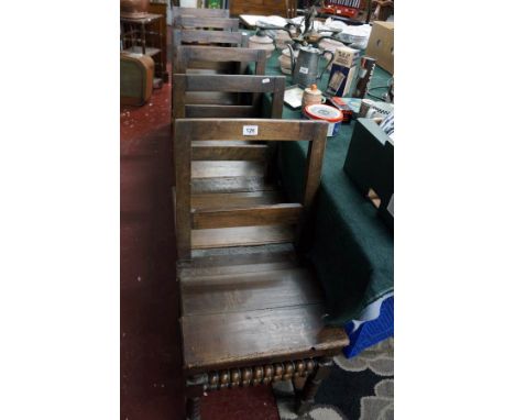 Set of 6 early bobbin turn chairs