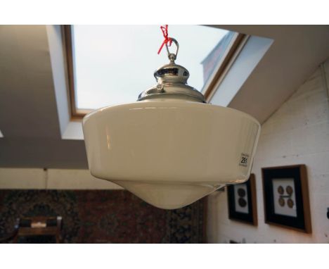 Vintage chrome centre light in good condition
