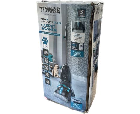 Tower TCWS Aqua jet plus carpet washer - untested 