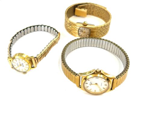 Three Vintage ladies watches includes Rotary ucar 364 etc 