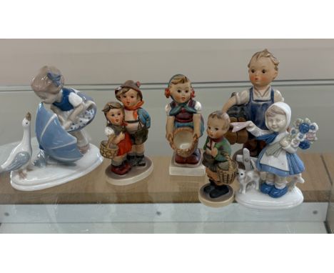 Selection of west Germany pottery includes hummel etc 