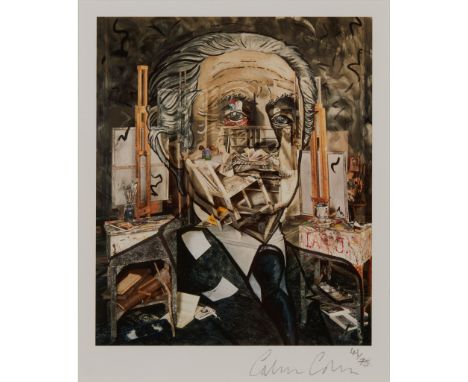 § CALUM COLVIN (SCOTTISH 1961-) PORTRAIT OF HUGH MCDIARMID - 2018 Digital print, 41/75, signed and numbered in pencil to marg