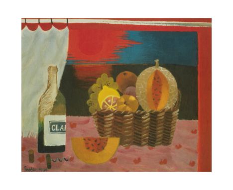 § MARY FEDDEN O.B.E., R.A., R.W.A. (BRITISH 1915-2012) RED SUNSET - 1994 Lithograph, 366/500, signed and numbered in pencil t