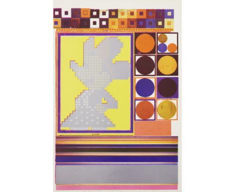 § EDUARDO PAOLOZZI K.B.E., R.A., H.R.S.A. (SCOTTISH 1924-2005) INSIDE DOWN UNDER . . . WHAT ARE THE Off-set lithograph, 116/3