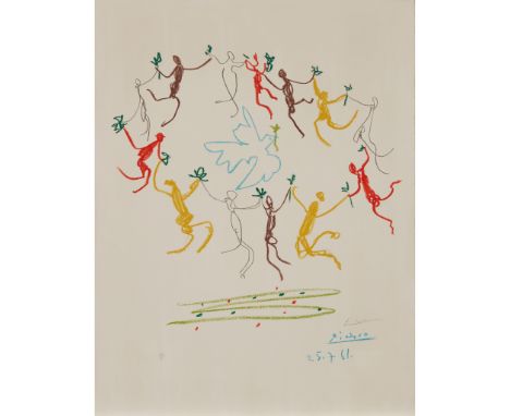§ PABLO PICASSO (SPANISH 1881-1973) LA RONDE DE LA JEUNESSE - 1961 Lithograph, 26/200, signed and numbered in pencil(the shee