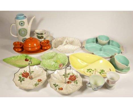 A large collection of mid 20th Century and later ceramics, to include Staffordshire character jugs, a selection of teapots by