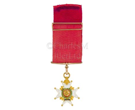 CAPTAIN ROTHERAM'S MOST HONOURABLE ORDER OF THE BATH (C.B.) Military Division, Companion’s breast badge, 1815 issue, in 22ct 
