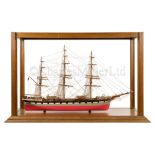 AN EXCEPTIONAL 1:64 SCALE STATIC DISPLAY MODEL OF THE CLIPPER LOCH ETIVE, BUILT AT GLASGOW, 1877