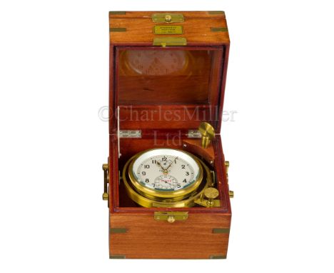 A TWO-DAY MARINE CHRONOMETER BY KIROV, CIRCA 1975 with 3½in. silvered dial signed in Cyrillic for the Kirov factory CCCP and 