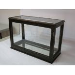 A 19TH CENTURY SHIP MODEL DISPLAY CASE