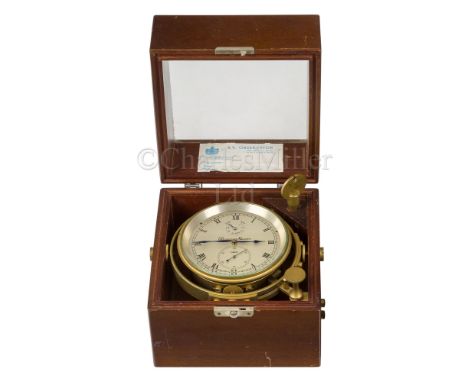 A TWO-DAY MARINE CHRONOMETER BY THOMAS MERCER, ST. ALBANS, 1962 the 4in. silvered dial signed as per title and numbered 24837