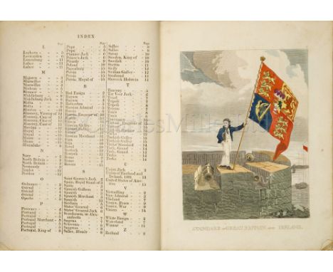 'A COLLECTION OF THE PRINCIPAL FLAGS OF ALL NATIONS OF THE WORLD' Brightly &amp; Childs, Bungay (Suffolk), 1813, containing 1