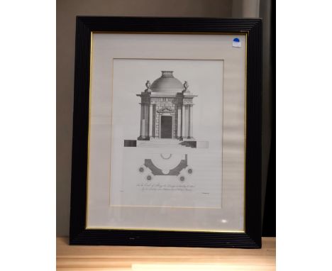 Four various prints, two architectural and two female studies (4)&nbsp;