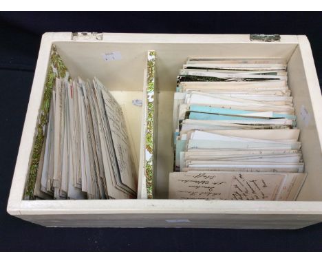 A collection of vintage postcards, mostly early 20th century