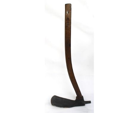 A vintage iron miner's digging tool