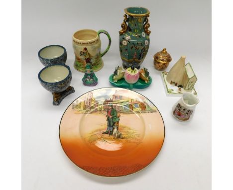 A mixed collection of ceramics to include; early to mid 20th Century cups and saucers with floral and gilt detail, large pain