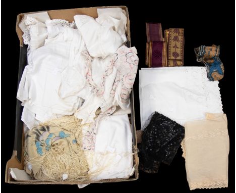 A good collection of haberdashery etc. Items to include: Art Nouveau or Arts &amp; Crafts ribbons, braidwork and cotton lace 