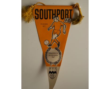 SOUTHPORT 1967 PROMOTION VINTAGE PENNANT
Good condition