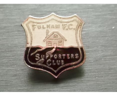 FULHAM - VINTAGE SUPPORTERS CLUB BADGE
Makers - Primier Badges London